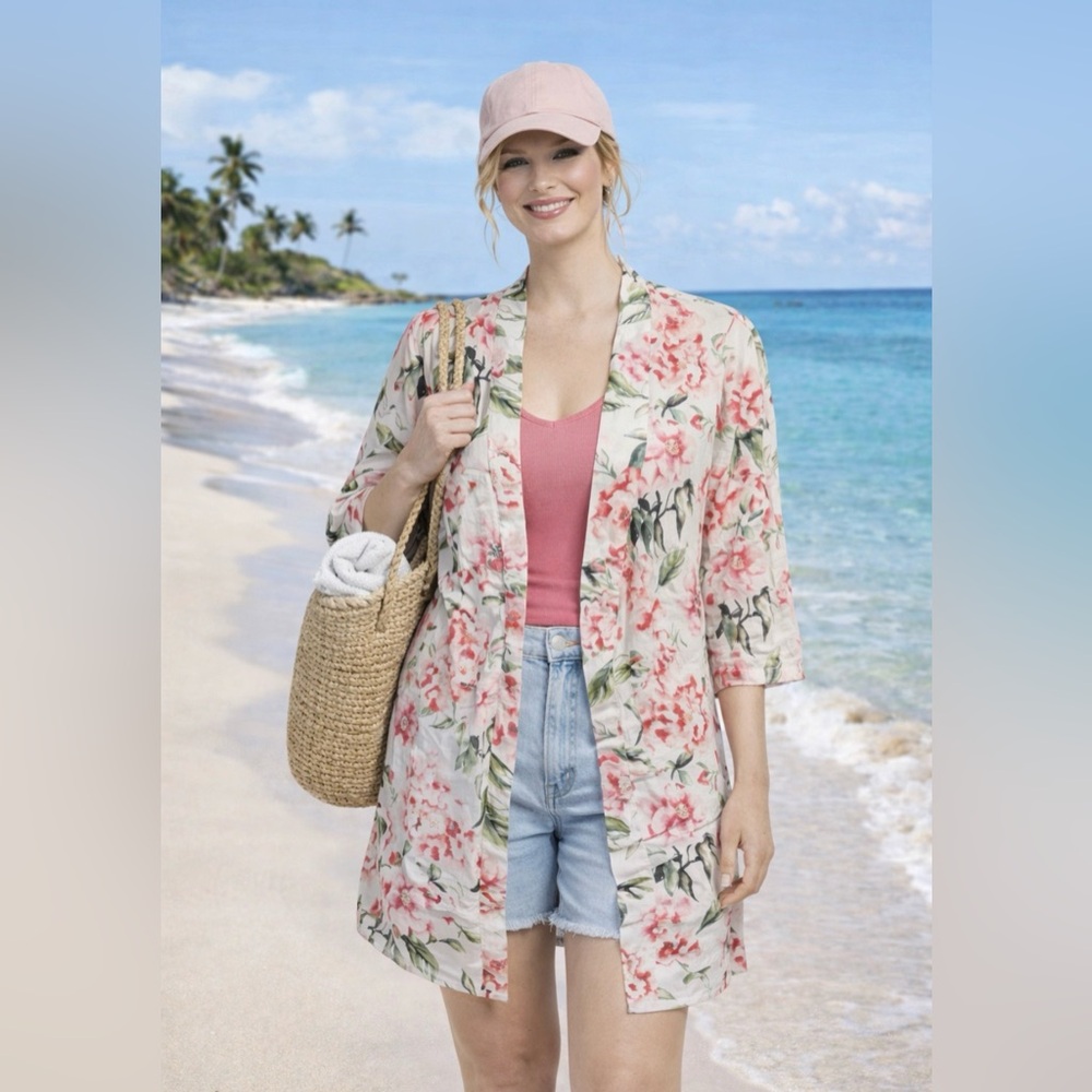 Copy- SHOW ME YOUR MUMU BRI Garden of Blooms Floral Robe One Size All NO BELT